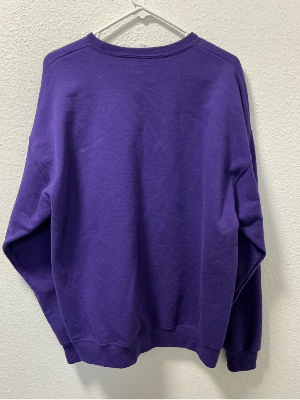 Vintage Jerzees Purple Sweatshirt with Sunflower & Cat Graphic Size XL Grandma - Picture 4 of 4